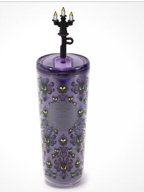 Starbucks Disney’s Haunted Mansion Wallpaper 24 oz Travel Tumbler,